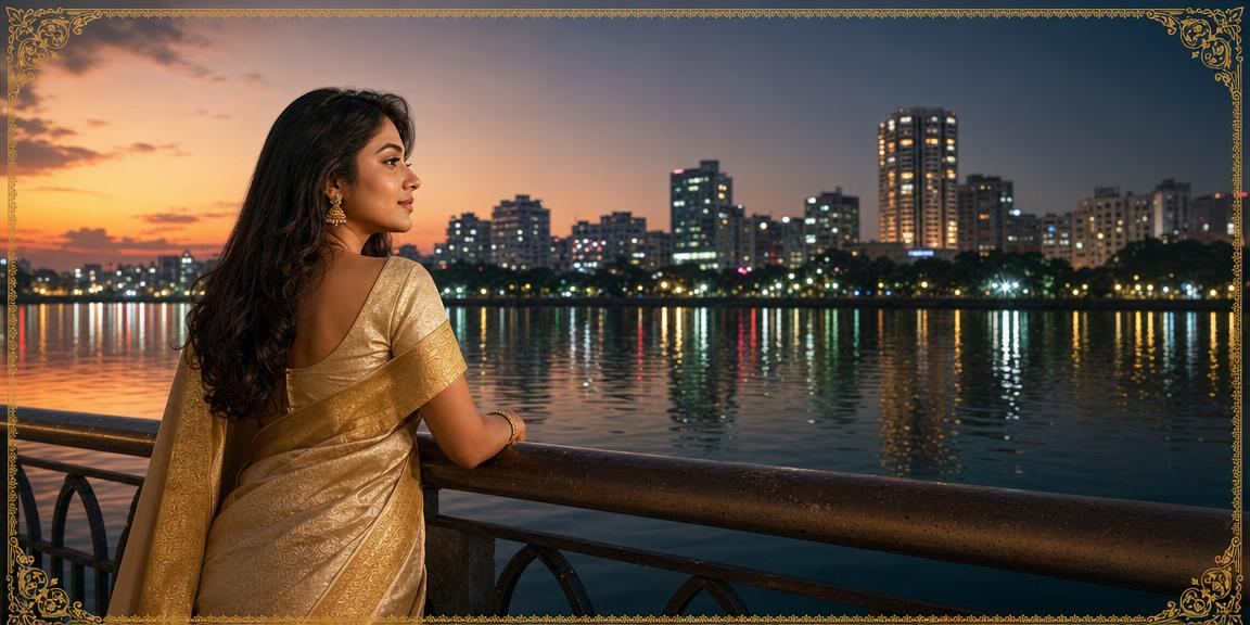 ঢাকায় শাড়ি পরিহিতা একজন মহিলা ক্যাসিনো বেটিংয়ের জন্য লেনদেন করছেন